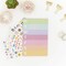bloom daily planners Planning Pad, 6" x 9", Color Blocked Weekly Planner, Rainbow Sorbet